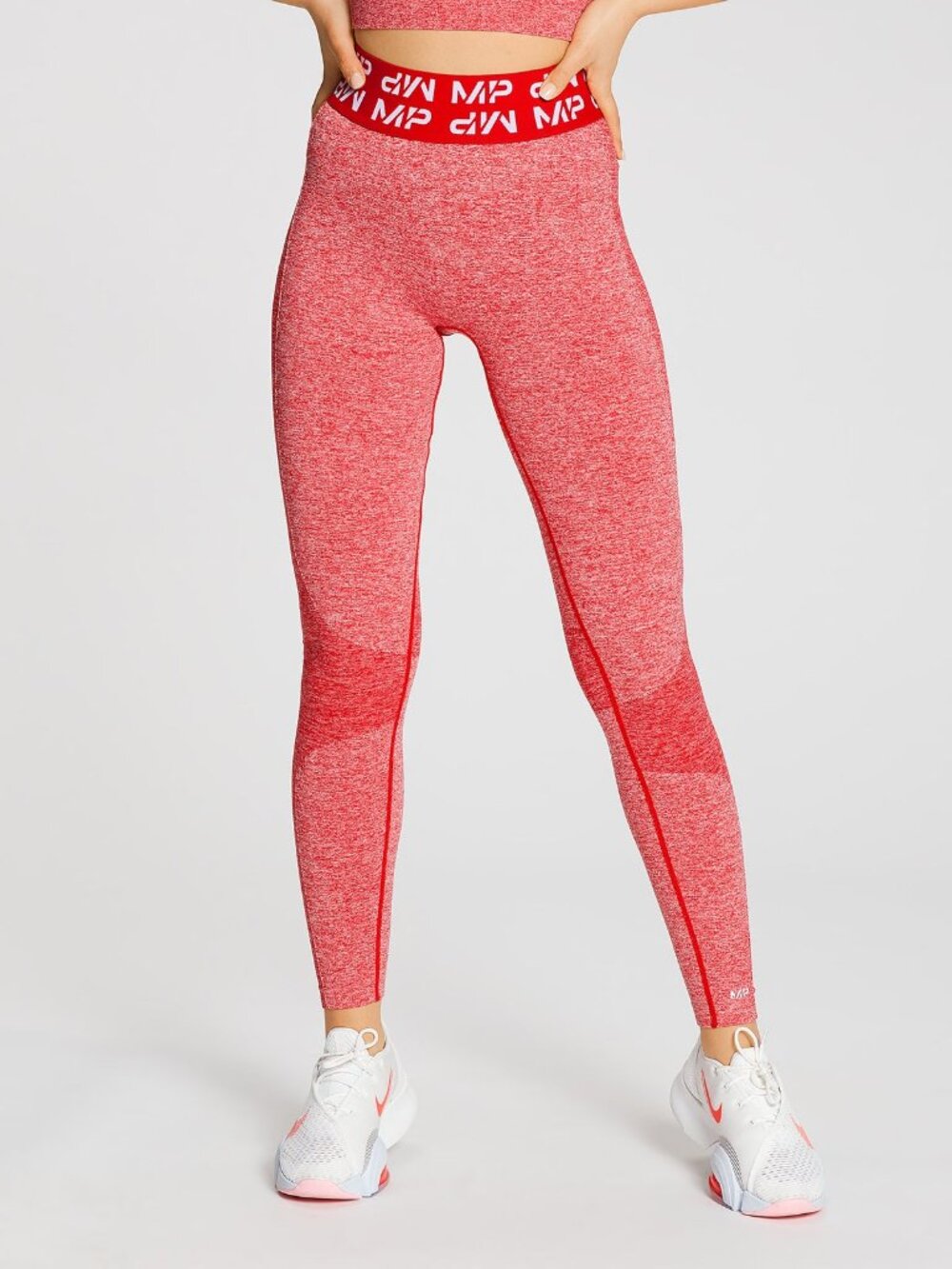 MyProtein MP Curve Seamless Leggings Women’s XL Red High Waist NWT